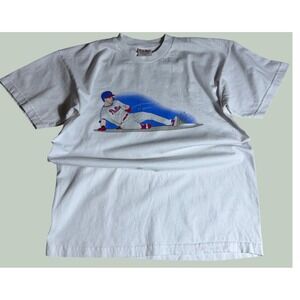 Bayside Trea Turner Philadelphia Phillies T-Shirt Mens Large White IBEW 98 USA